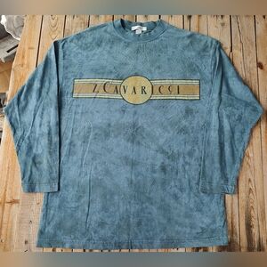 vintage '90s Z. CAVARICCI Acid Wash long sleeve shirt made in USA
